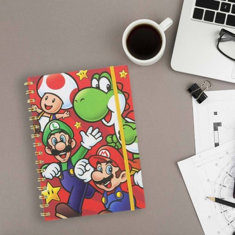 Carnet de Notes Super Mario Nintendo A5