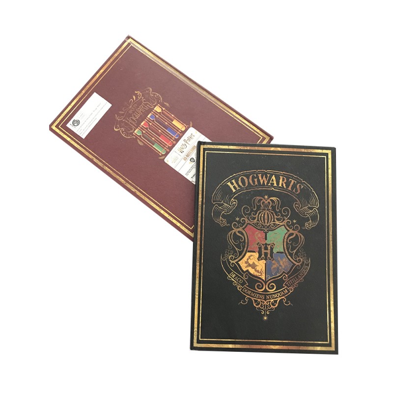 Pochette Papeterie Harry Potter Blason Poudlard Doré sur Kas Design
