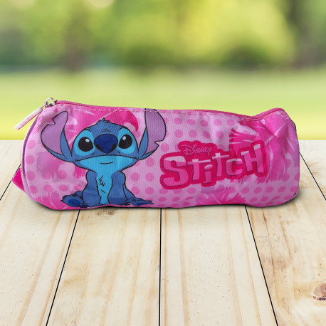 Trousse Ronde Stitch Disney Rose