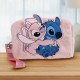 Trousse de Toilette Angel & Stitch Fourrure Rose Disney