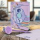 Coffret de Papeterie Stitch Disney Mauve