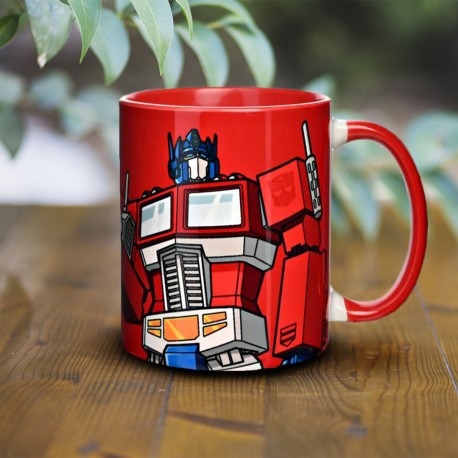 Mug Coloré Transformers Optimus Prime